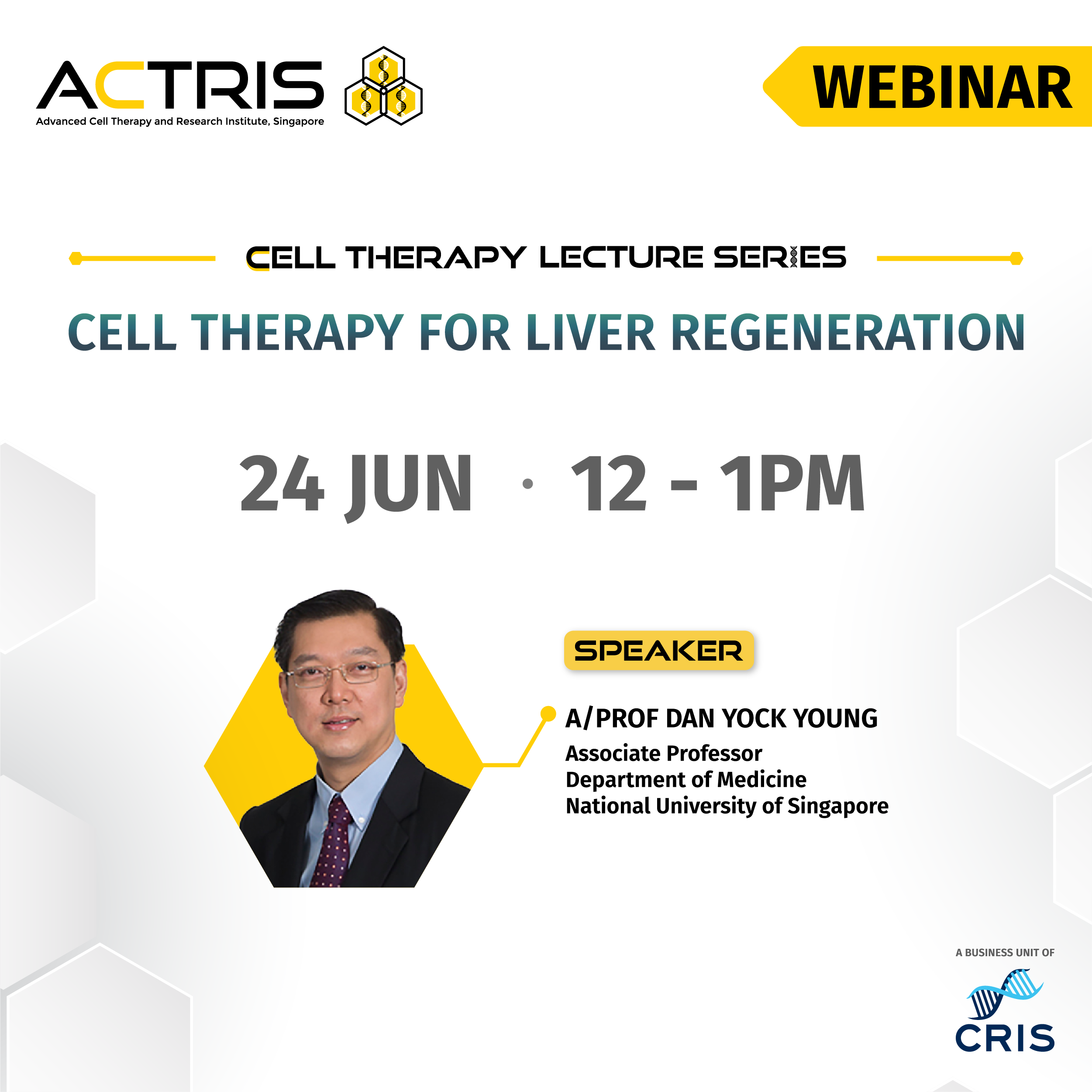 Associate Professor Dan Yock Young Cell Therapy for Liver Regeneration